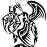 Playful Dragon and Phoenix Tattoo Commission