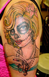 Day of the Dead Pin-Up