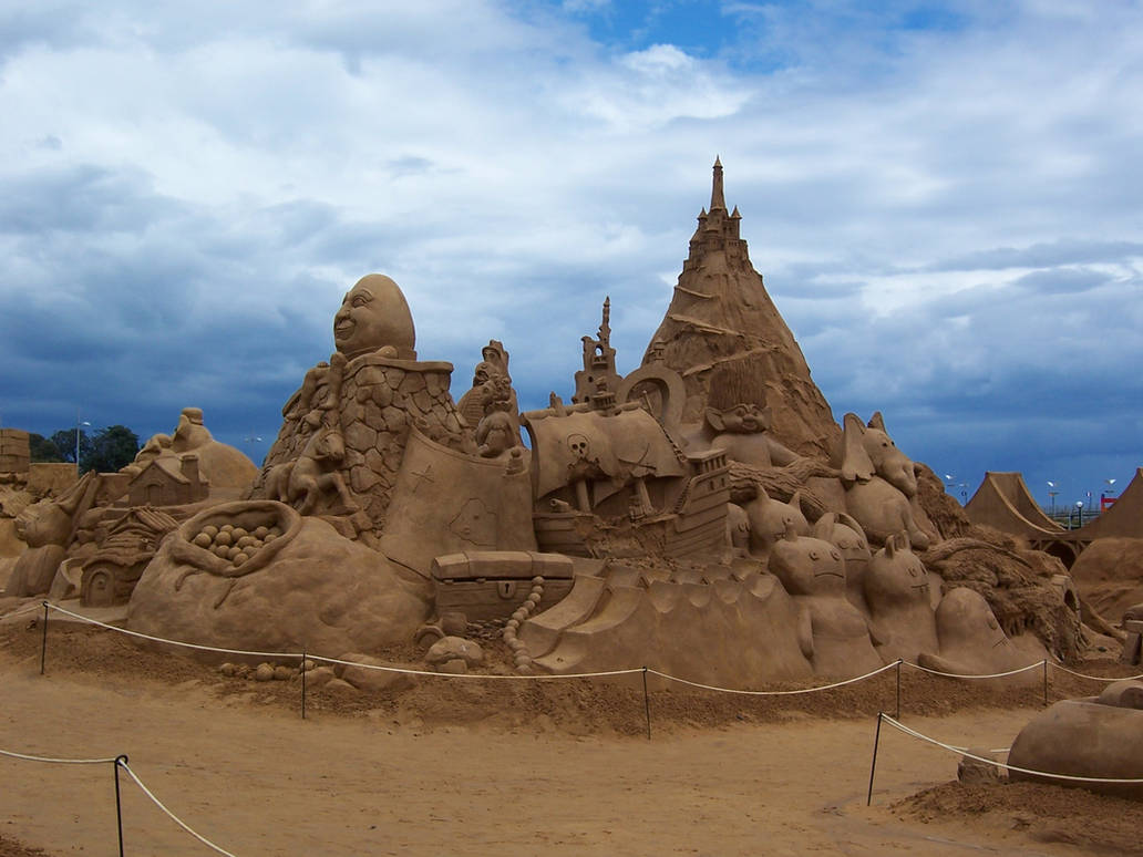 giant sandcastle 01 by Chaos-Emperor-Dragon on DeviantArt