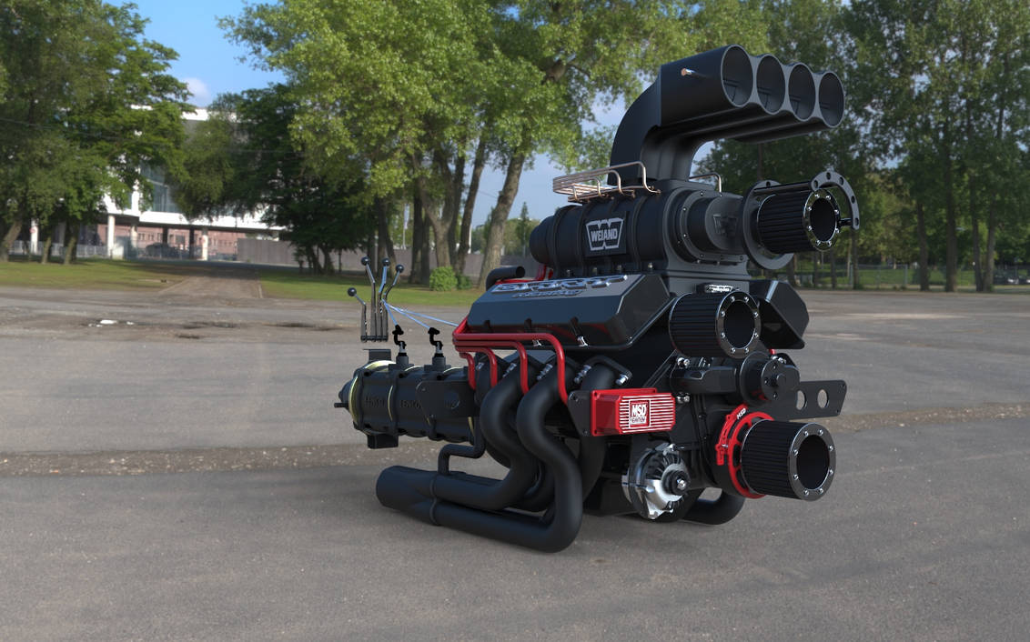 3d drag racing engine i made from scratch by maxxwell12 on DeviantArt