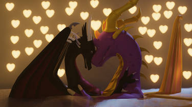 Blender The Legend of Spyro 'Burning Love'