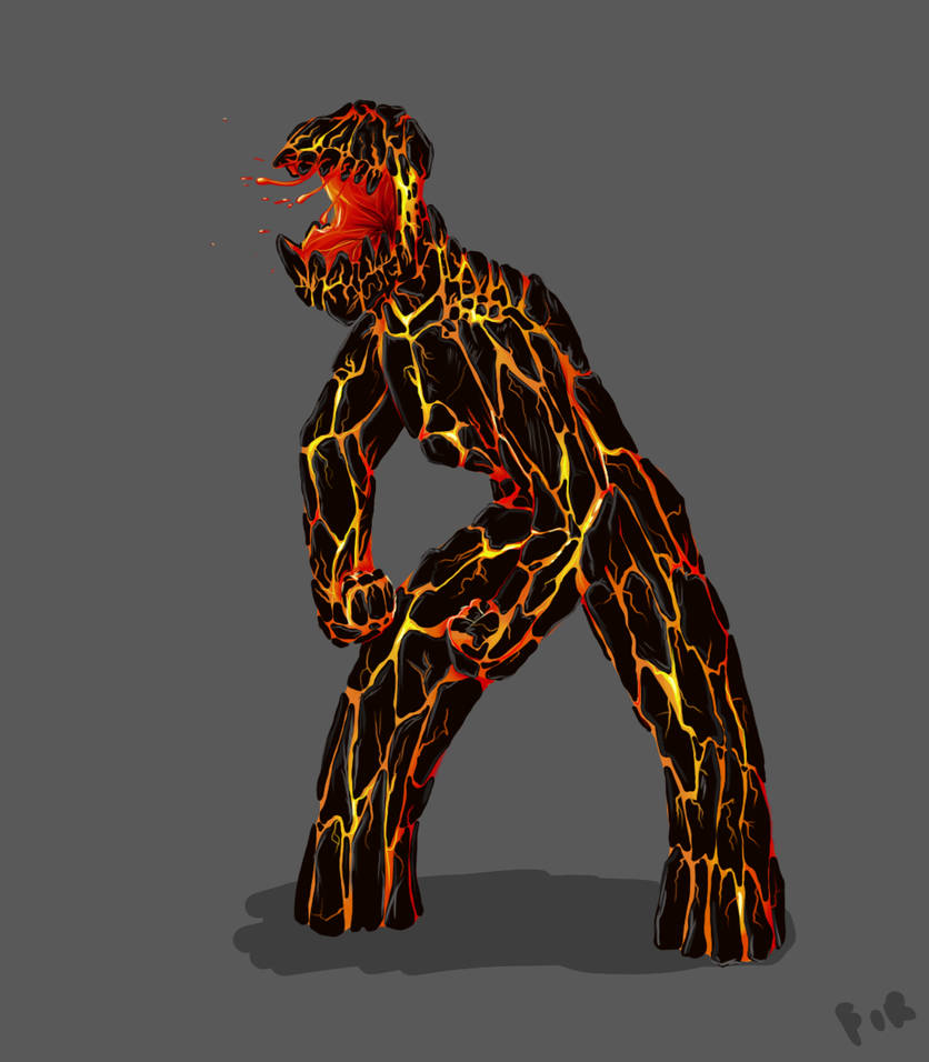 Magma spirit by RoboRaptorYT on DeviantArt