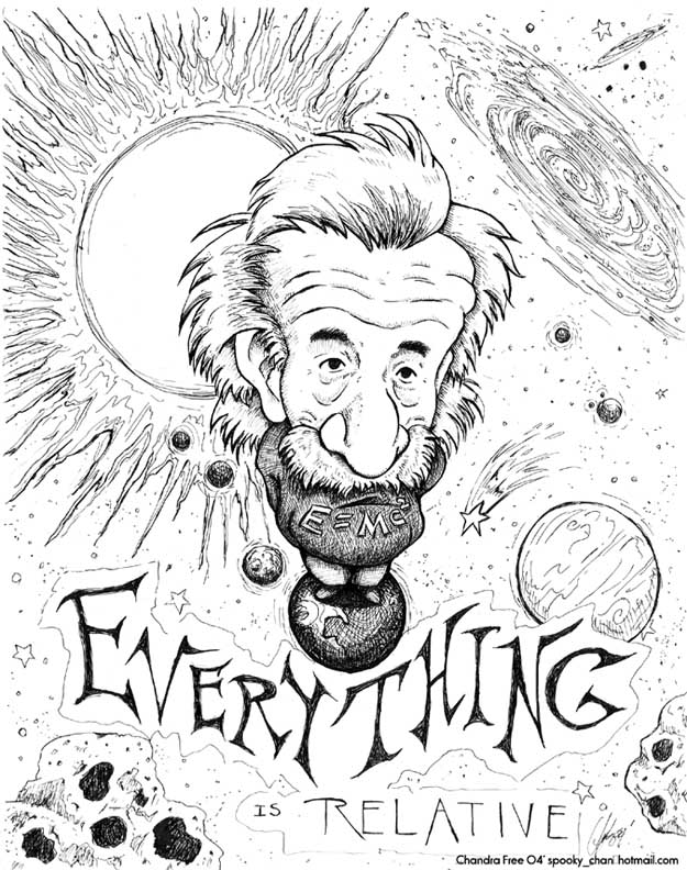 Einstein -EverythingIsRelative