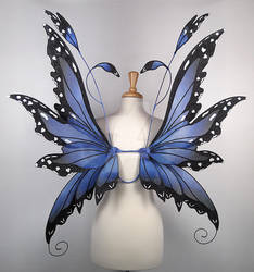 Fairy Wings in Blue Morpho Butterfly pattern