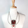 Fire Fairy Necklace in Red