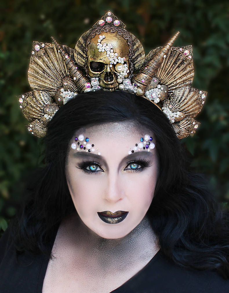 Dark Mermaid Crown