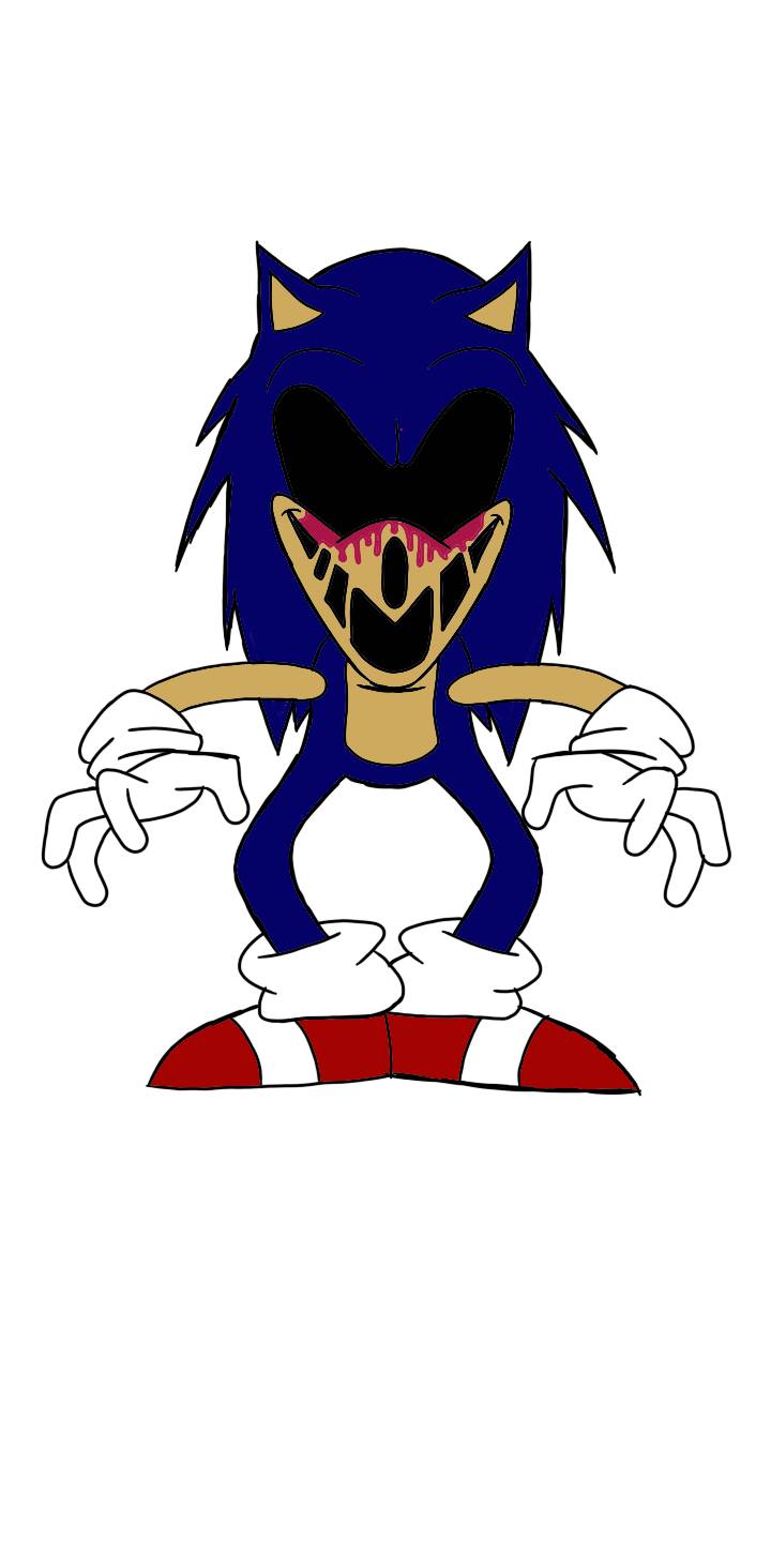 sonic.exe - Desenho de _anonymouzz_ - Gartic