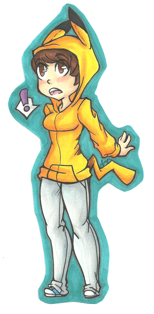 :pokemon hoodie example: Me!