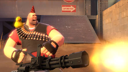 Heavy Loves his Minigun