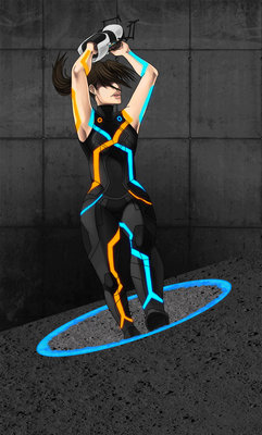 Portal 2_Tron - Chell