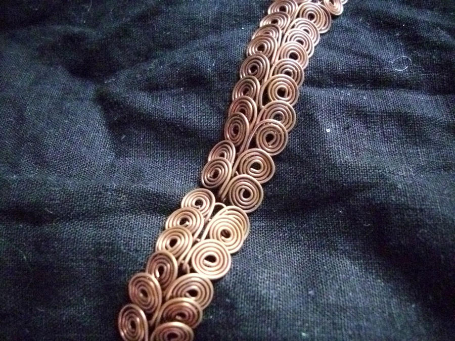 Egyptian Coil Bracelet Upclose