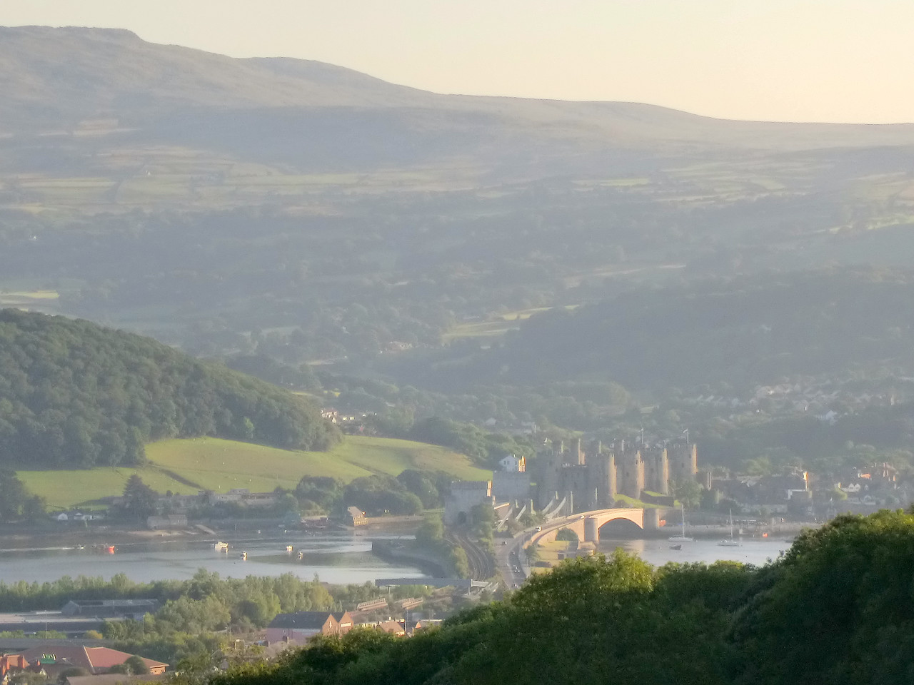 Conwy in the sun