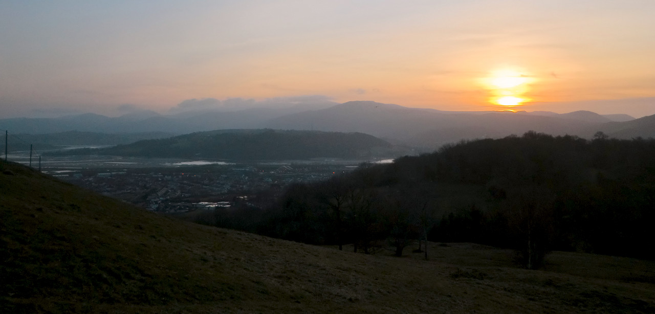 Sunset over Conwy