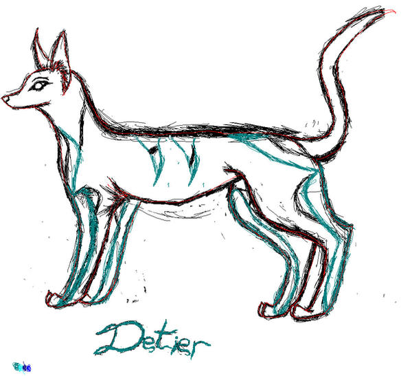 Detier, Lineart. No, it's not by Soshi-Kakyoku on DeviantArt