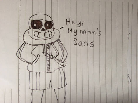 Sans from undertale