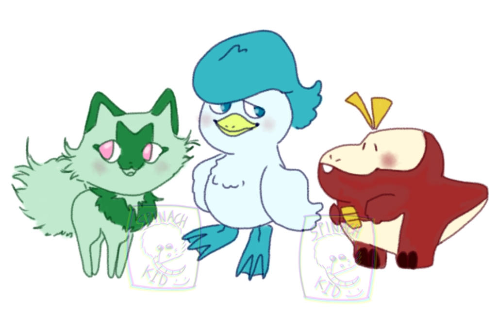 Pokemon Gen 9 Starters By Spinach Kid On DeviantArt pokemon-gen-9-starters-by-spinach-kid-on-deviantart