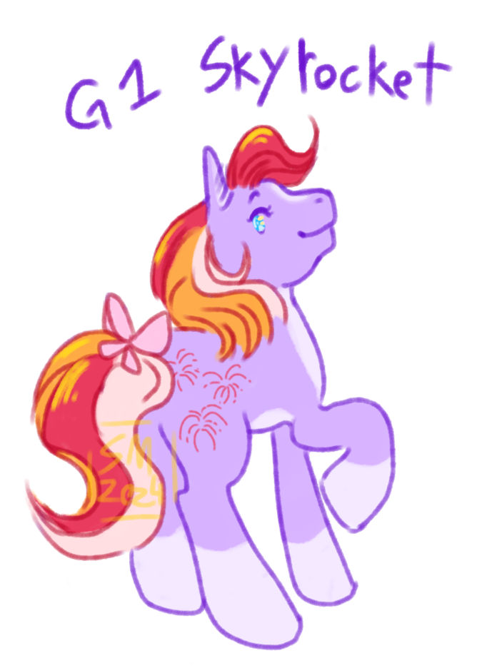 Mlp G1 Skyrocket by Spinach-Kid on DeviantArt