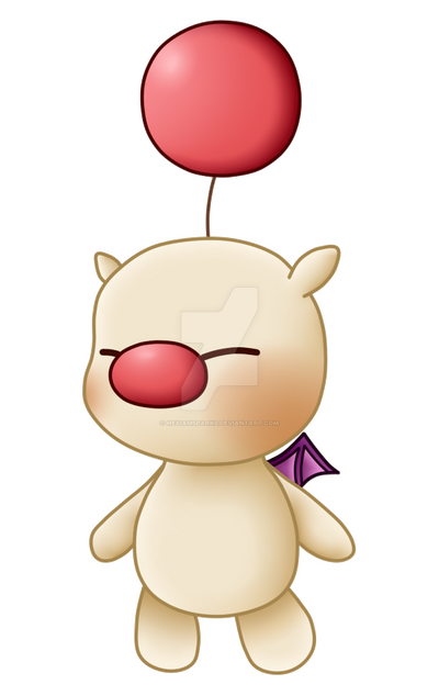 Moogle Full Colored by heyiamsparks on DeviantArt