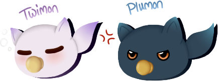 Twimon and Plumon