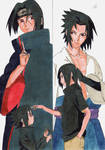 Itachi Uchiha and Sasuke Uchiha by MetalDBN