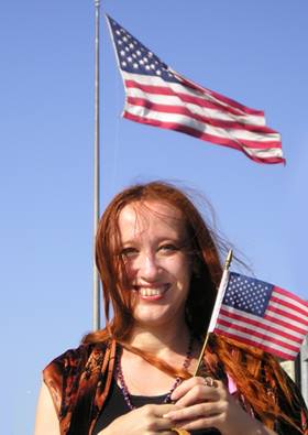 Me and Flags. Sofia Metal Queen without makeup