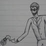 Dr. Bumby Pen Sketch- Helping Hand