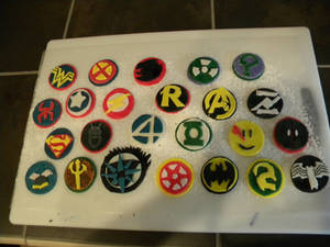 Marvel VS DC cupcake toppers
