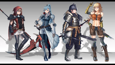 RWBY - Hunters by anonamos701