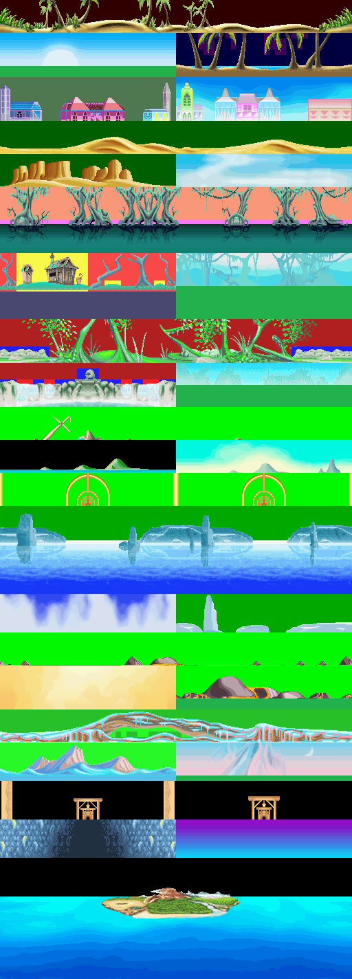 GBA - Digimon Racing - Backgrounds by izzyvicious on DeviantArt