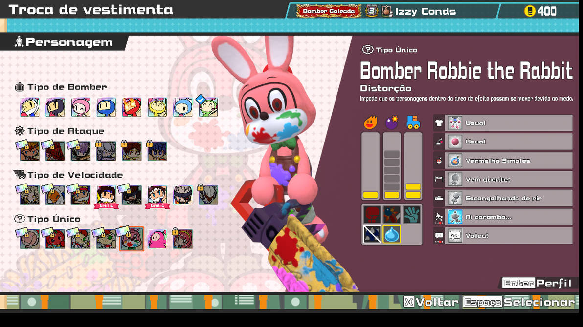 Super Bomberman R - B. Robbie the Rabbit by izzyvicious on DeviantArt