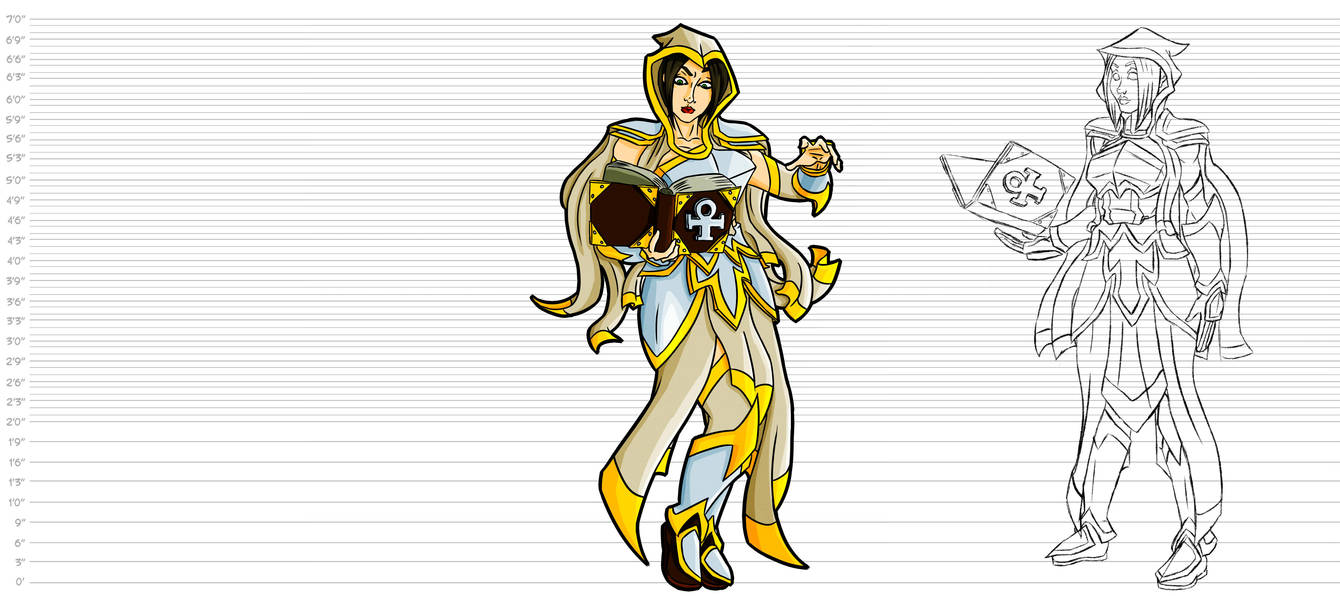 Cleric Runes Commission - Rise of the Runesmiths Cleric by ChrisBryer on DeviantArt