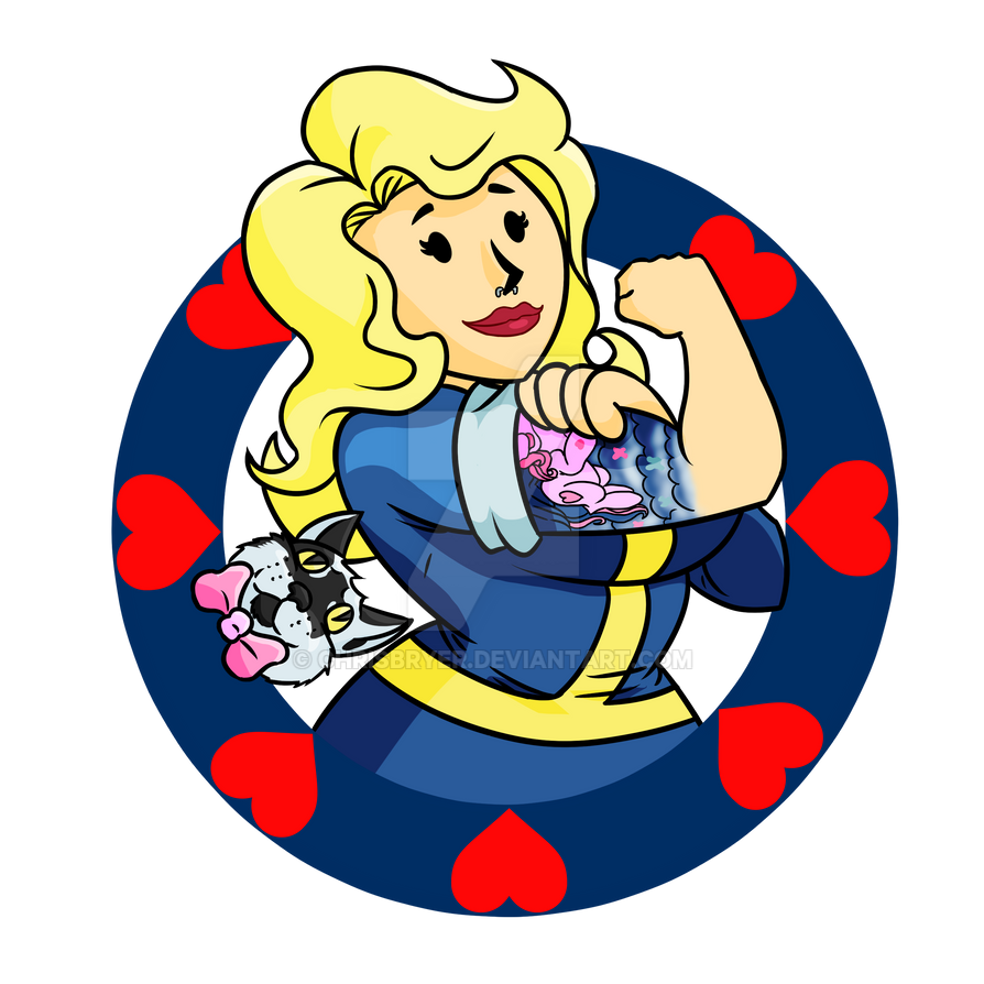 Commission - Queen Vee Vault Girl by ChrisBryer on DeviantArt