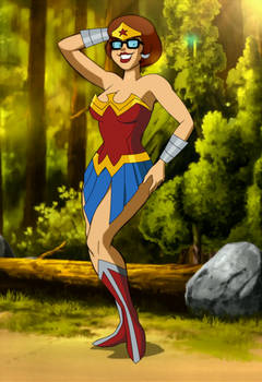 Velma Cosplays As Wonder Woman