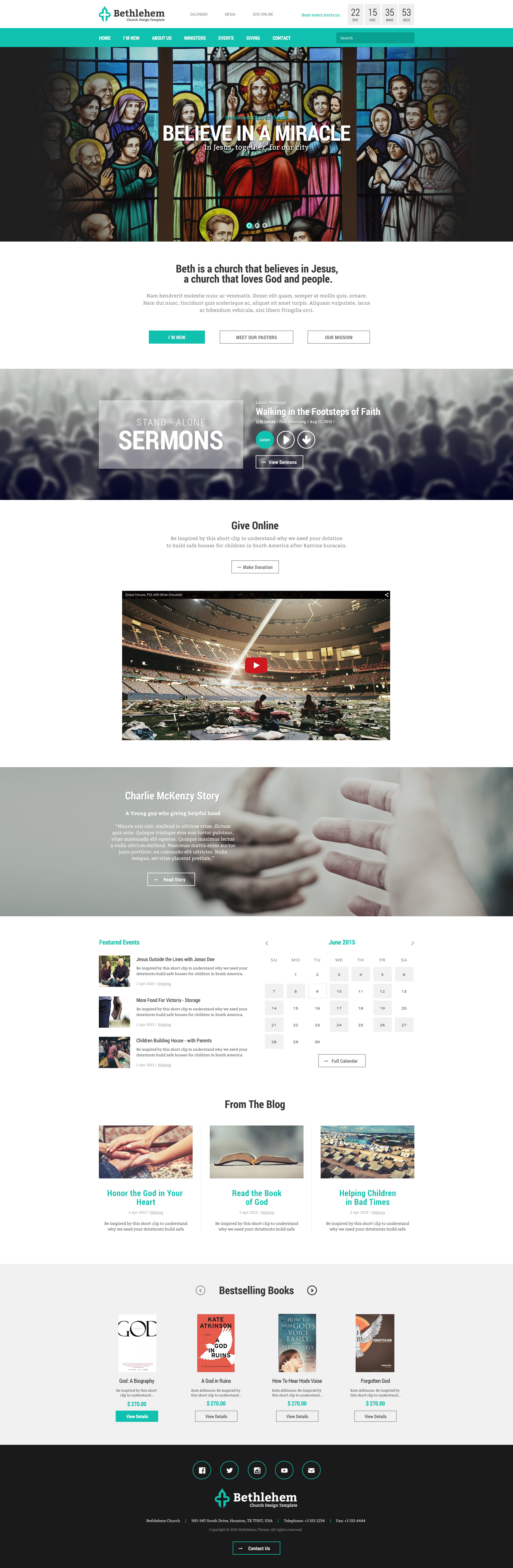 Bethlehem - Church WordPress Theme by bcubepl
