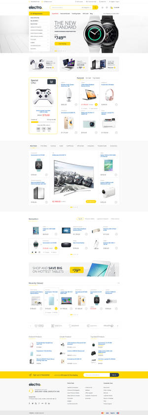 Electro - Electronics eCommerce PSD