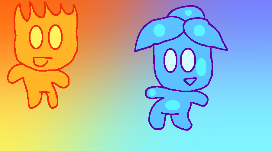 FireBoy And Watergirl by Mishaxstar609 on DeviantArt