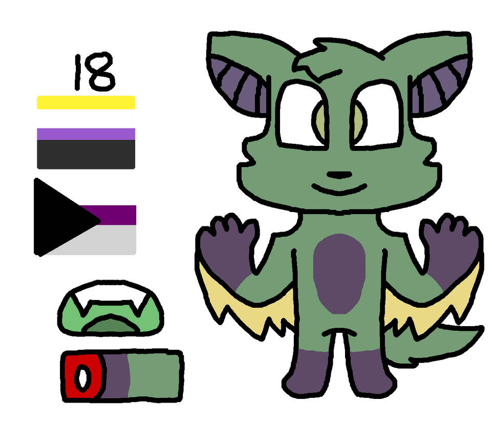 Green Ref Sheet by sharkboxi on DeviantArt