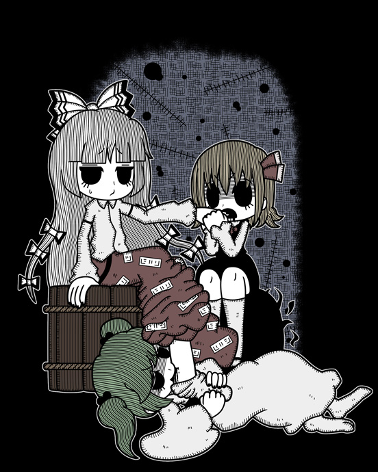 Mokou, Rumia and Kisume