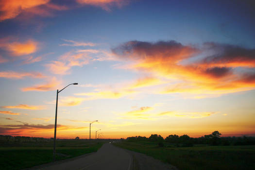 Sunset over the Bypass