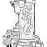 mermaid salt water tank