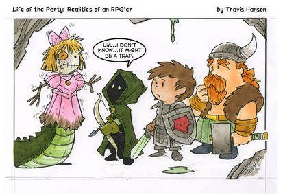 it might be a trap... rpg comic