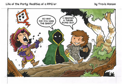 Bards are the theme song guys - rpg comic