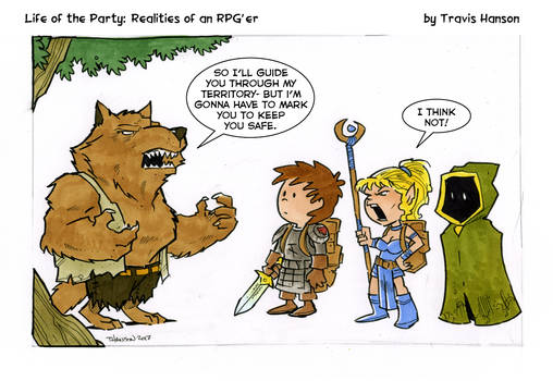 Werewolf guides.... rpg comic