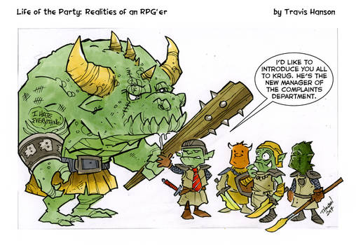 Goblin human resources....  rpg comic