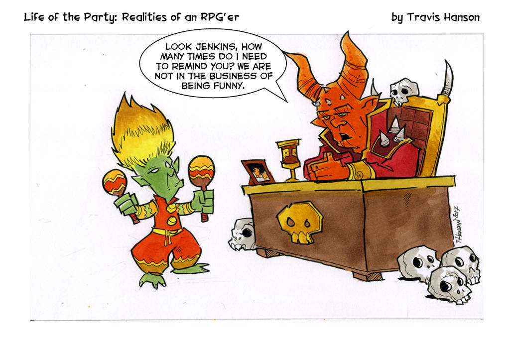 goblin work reviews - rpg comic lotp