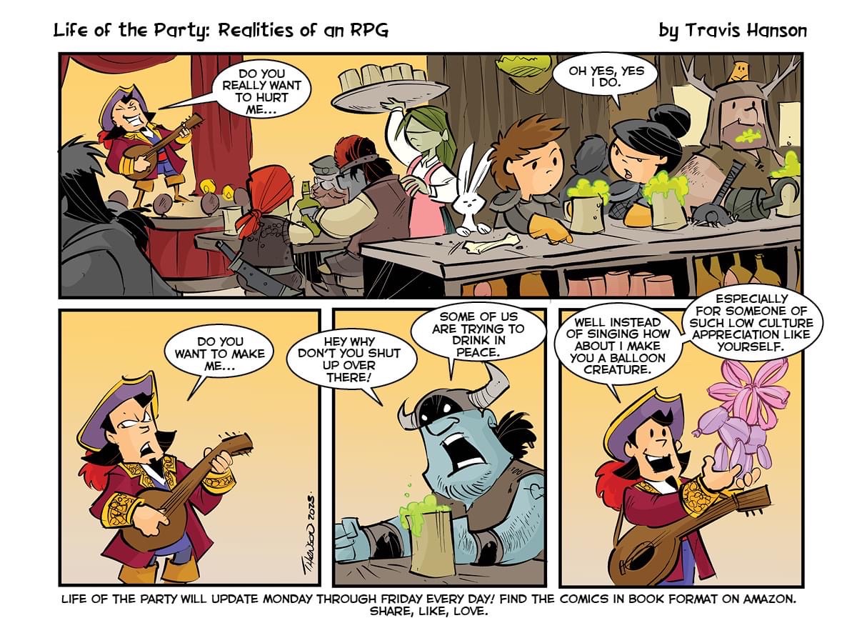Comic Example Party Life of the party rpg comic 1965 by travisJhanson on DeviantArt