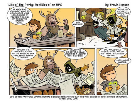 Life of the party rpg comic -1969 