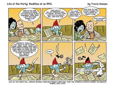 Life of the party rpg comic 1971 