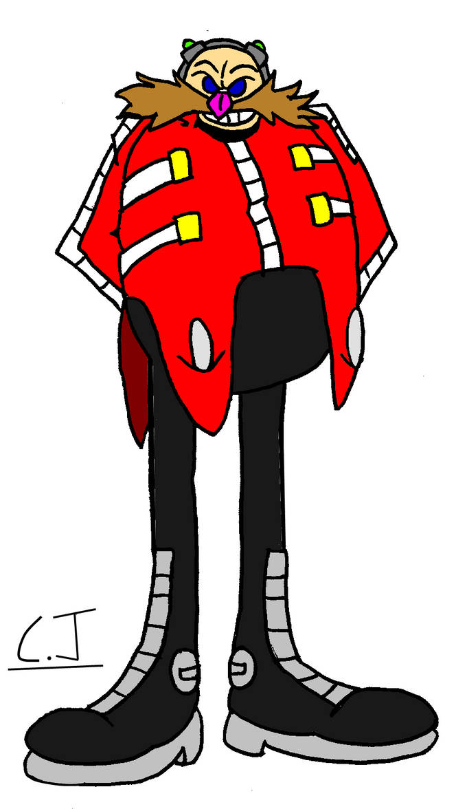 How To Draw Dr. Eggman (Sonic The Hedgehog)