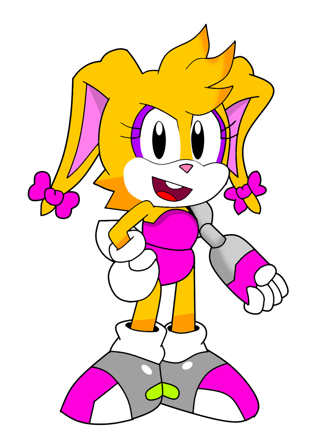 Sega Bio: Bunnie the Rabbot by FrostTheHobidon on DeviantArt